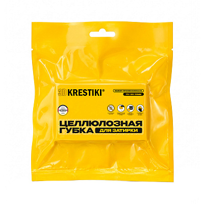 Целлюлозная губка для затирки 3D KRESTIKI 170x100mm