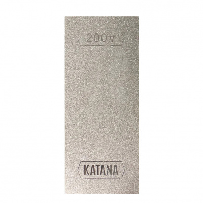 Ручная алмазная шлифовальная пластина KATANA зернистостью 200 для обработки кромки плитки из керамики, керамогранита, гранита и мрамора Ручная алмазная шлифовальная пластина KATANA зернистостью 200 для обработки кромки плитки из керамики, керамогранита, гранита и мрамора